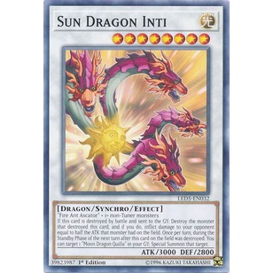 Thẻ bài Yugioh - TCG - Sun Dragon Inti / LED5-EN032 '