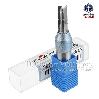 Mũi Router CNC Tideway 8 x 30 mm Cốt 12.7 mm