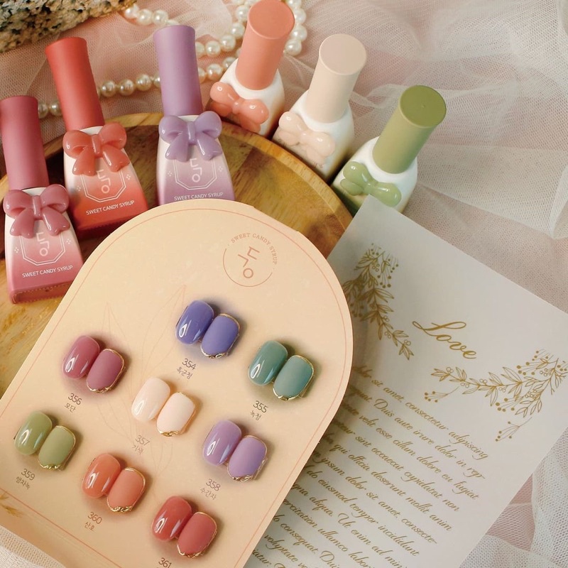 Sơn thạch Candy Nail chính hãng Hàn Quốc set The Goeun