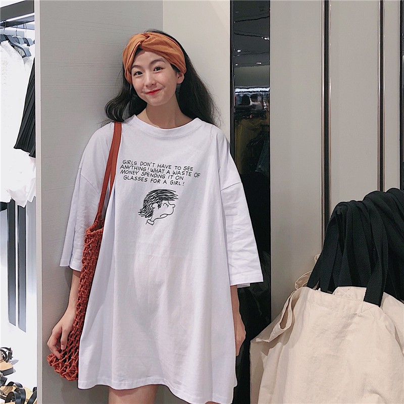 Áo thun nữ form rộng 🔥FREESHIP🔥 Áo thun nữ đẹp Syle Ảnh Kèm Chữ Thời Trang Tiktok 2020 | BigBuy360 - bigbuy360.vn