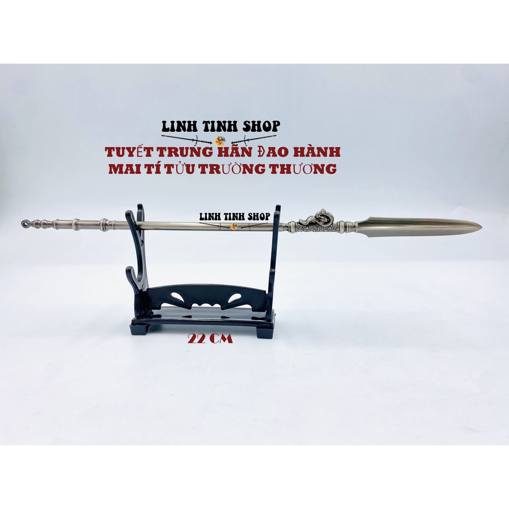 Mô hình trưng bày Mai Tí Tửu Trường Thương - Tuyết Trung Hãn Đao Hành