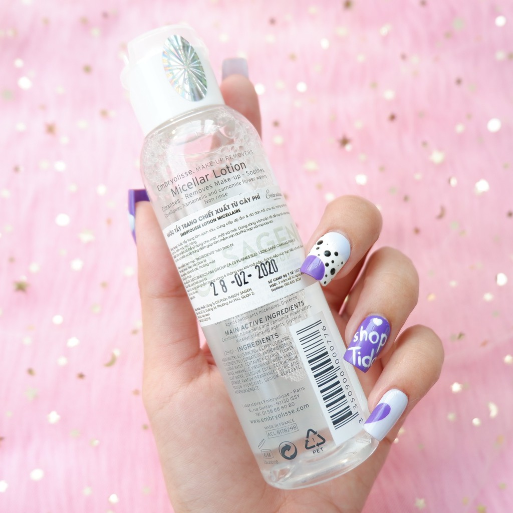 Nước tẩy trang Embryolisse Micellaire Lotion dịu nhẹ, sạch sâu 2ml - 100ml - 250ml chính hãng Pháp NPP Shoptido | BigBuy360 - bigbuy360.vn