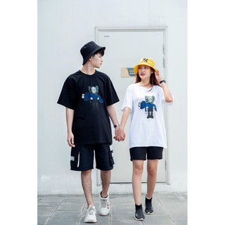 Áo thun tay lỡ nam nữ freesize-ms19 ☆