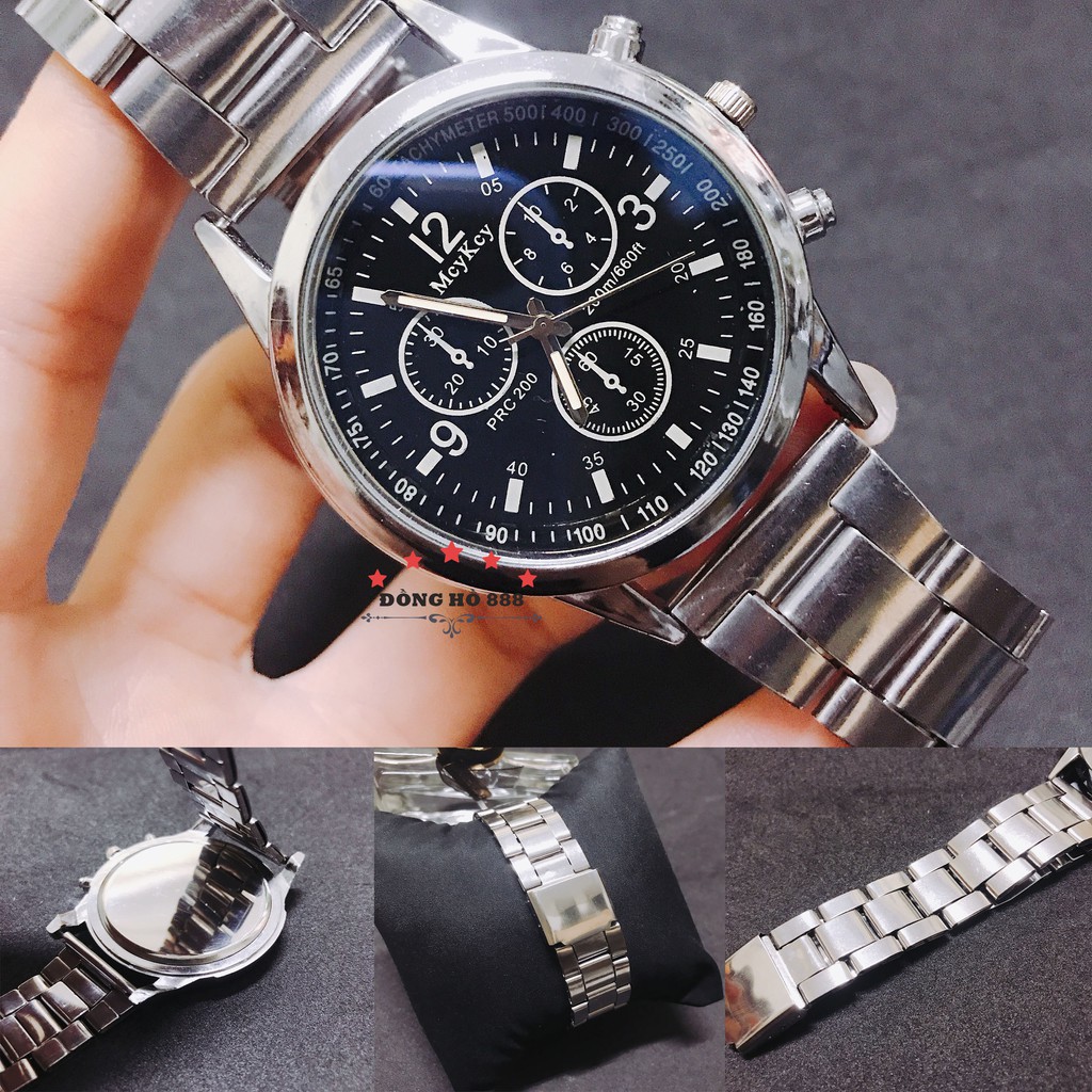 Đồng Hồ Nam MeyKey Dây Kim Loại | BigBuy360 - bigbuy360.vn