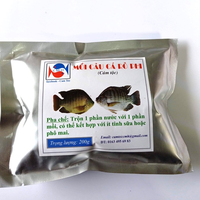 GÓI MỒI CÂU CÁ CHUYÊN RÔ PHI CÁM TỘC-mồi câu rô phi cám tộc