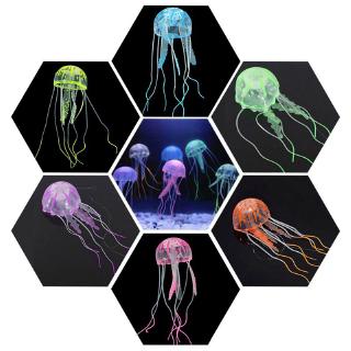 Sứa Silicone phát sáng trang trí bể cá