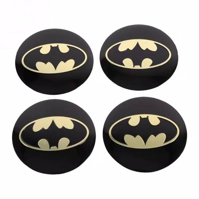 1 Bộ Biểu Tượng Batman Trang Trí Bánh Xe Hơi