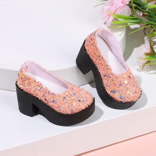 QTWOOF  Giày Boot Da PU Thời Trang Cho Búp Bê