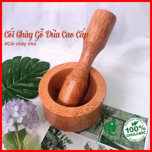 Cối Chày Gỗ Dừa Cao Cấp