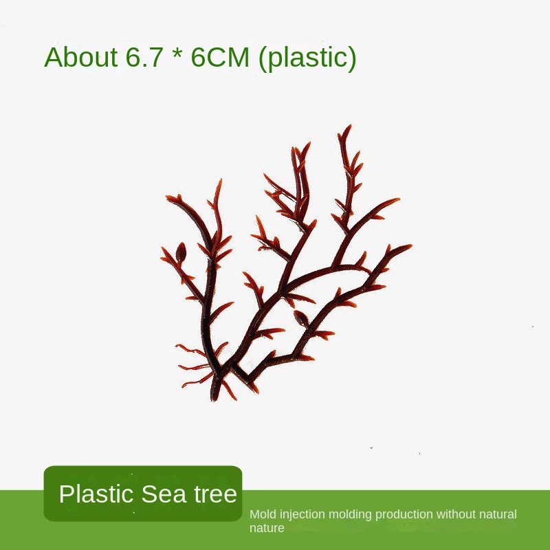 1 Cây Cảnh Giả Trang Trí Hồ Cá