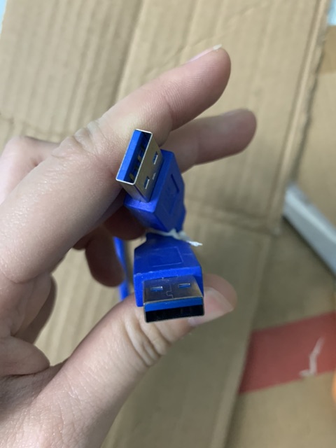 [Mã ELFLASH3 hoàn 10K xu đơn 20K] CÁP USB LINK - Dây USB 2 đầu đực 2.0/ 3.0 (Màu xanh) - LOẠI TỐT | BigBuy360 - bigbuy360.vn