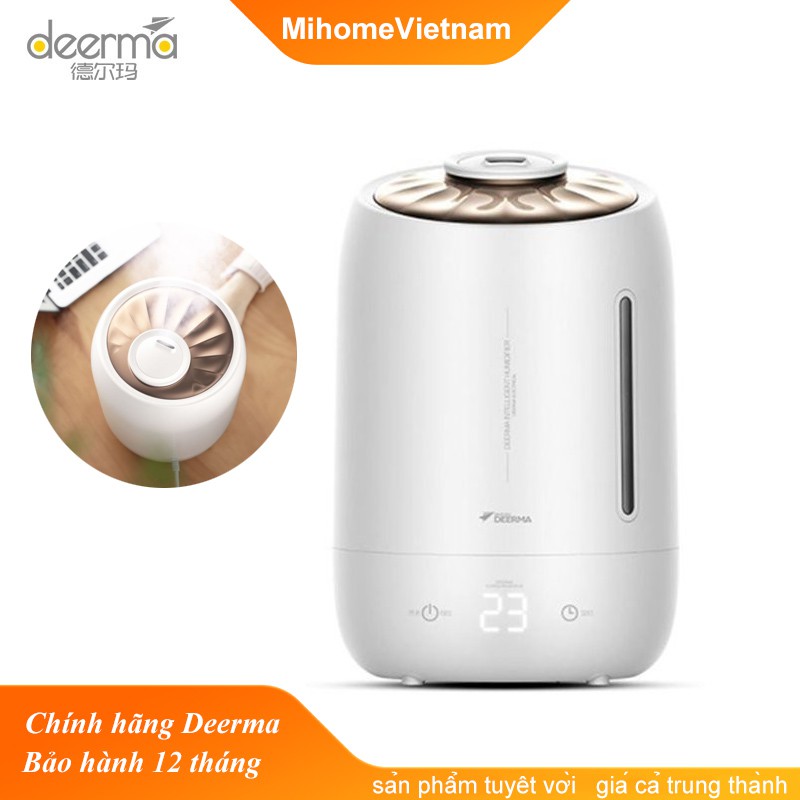 Máy phun sương tạo ẩm Deerma F600 5L cảm ứng hẹn giờ