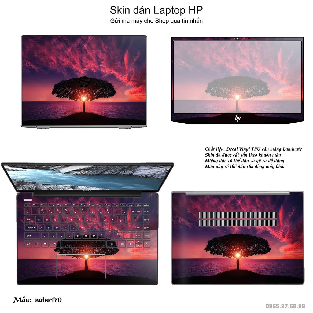 Skin dán Laptop HP in hình thiên nhiên _nhiều mẫu 6 (inbox mã máy cho Shop)