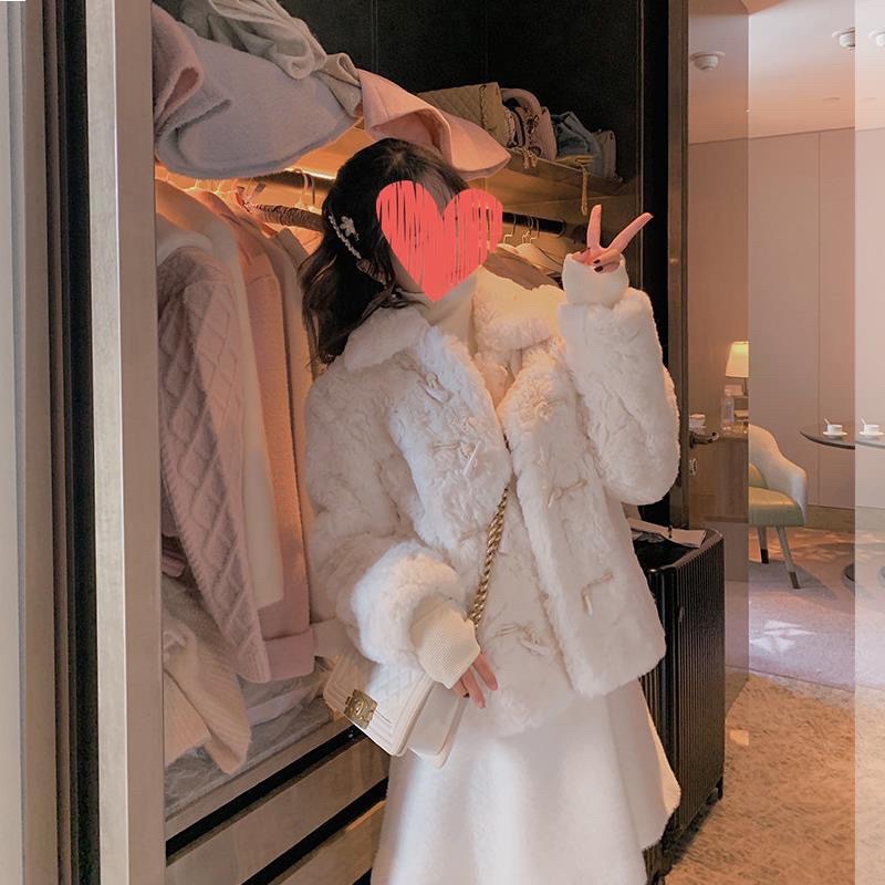 Áo khoác lông cừu cúc khuy sừng- Kèm ảnh thật