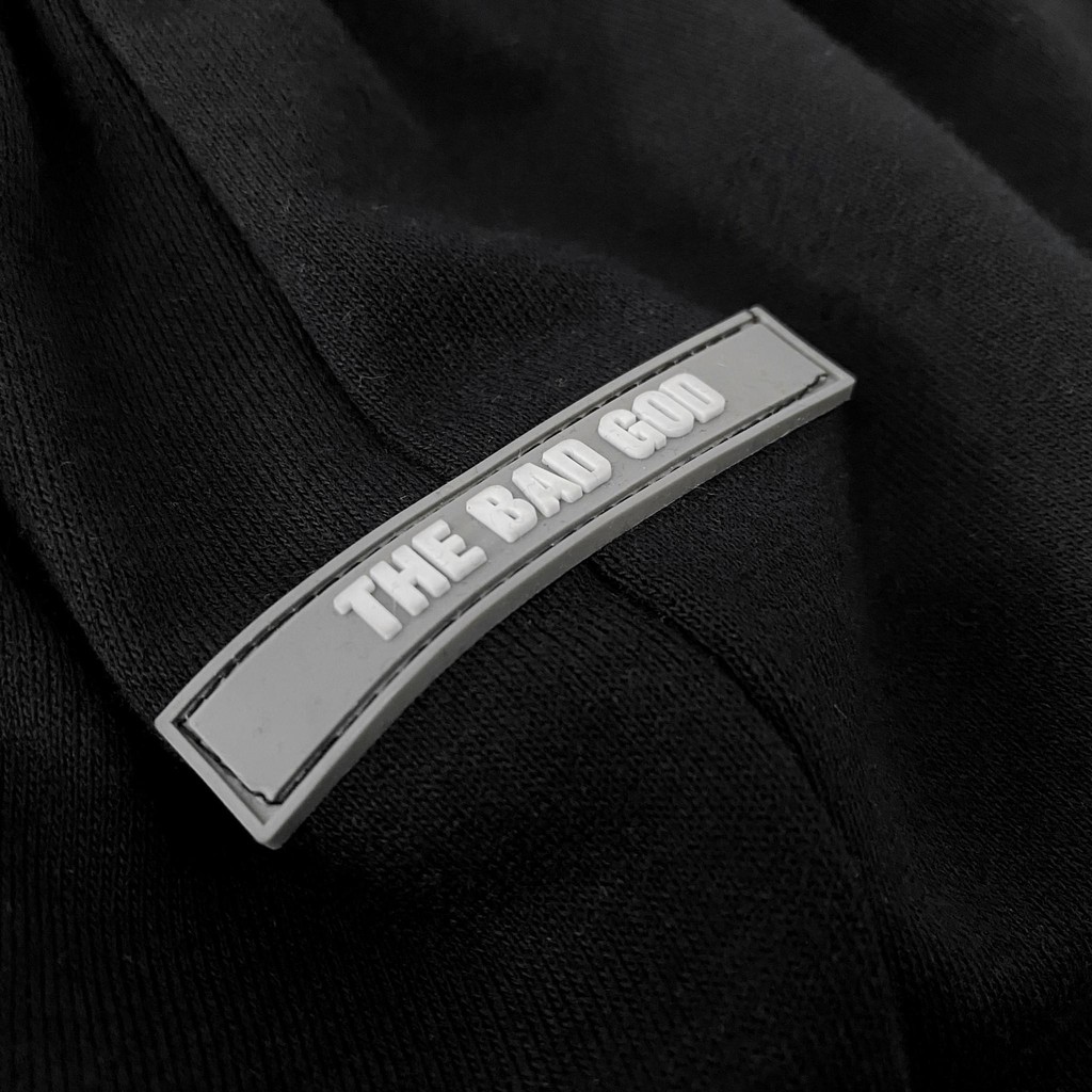 Set đồ bộ đen trơn logo TBG MSW Town , quần áo mùa hè cotton nam nữ unisex