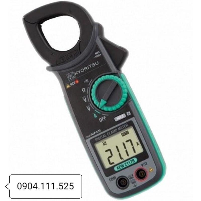 Ampe kìm đo dòng AC KYORITSU 2117R (1000A, 600V)