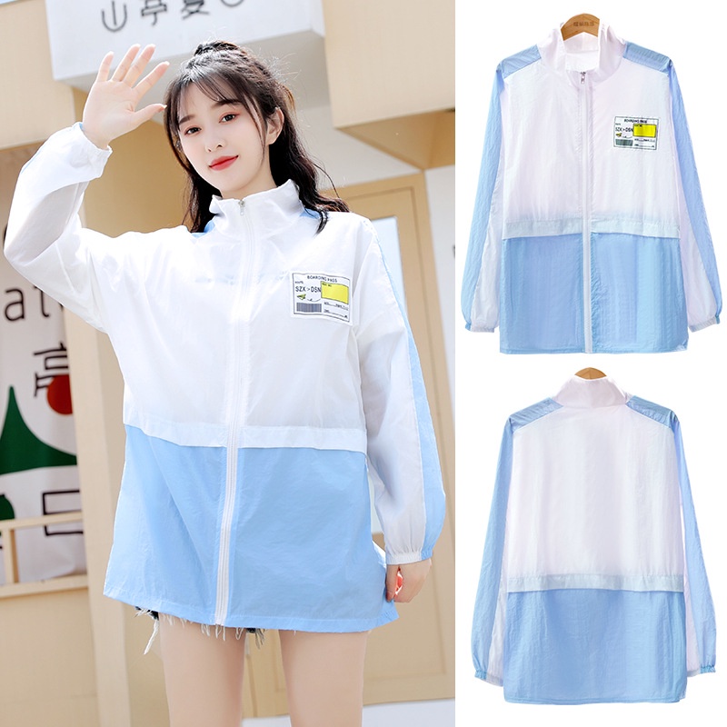 Áo Khoác Mỏng Chống Nắng Thoáng Khí Màu Sắc Phù Hợp Cho Nữ