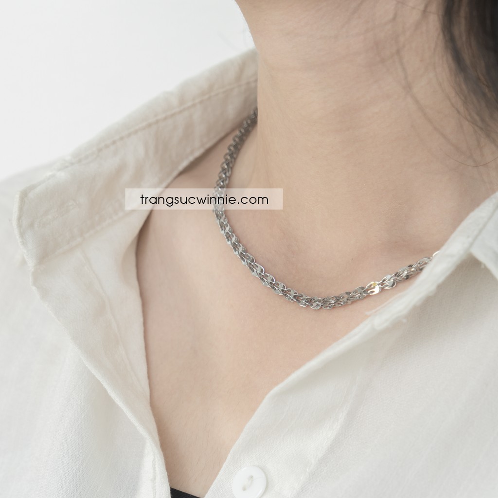 Dây chuyền nữ titan đuôi phụng Phoenix B