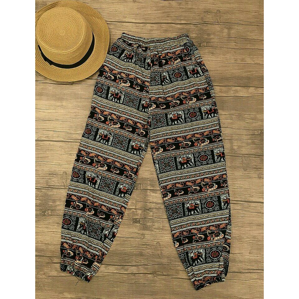 Quần Dài Lanh Họa Tiết Thổ Cẩm_Bo Gấu Alibaba | BigBuy360 - bigbuy360.vn