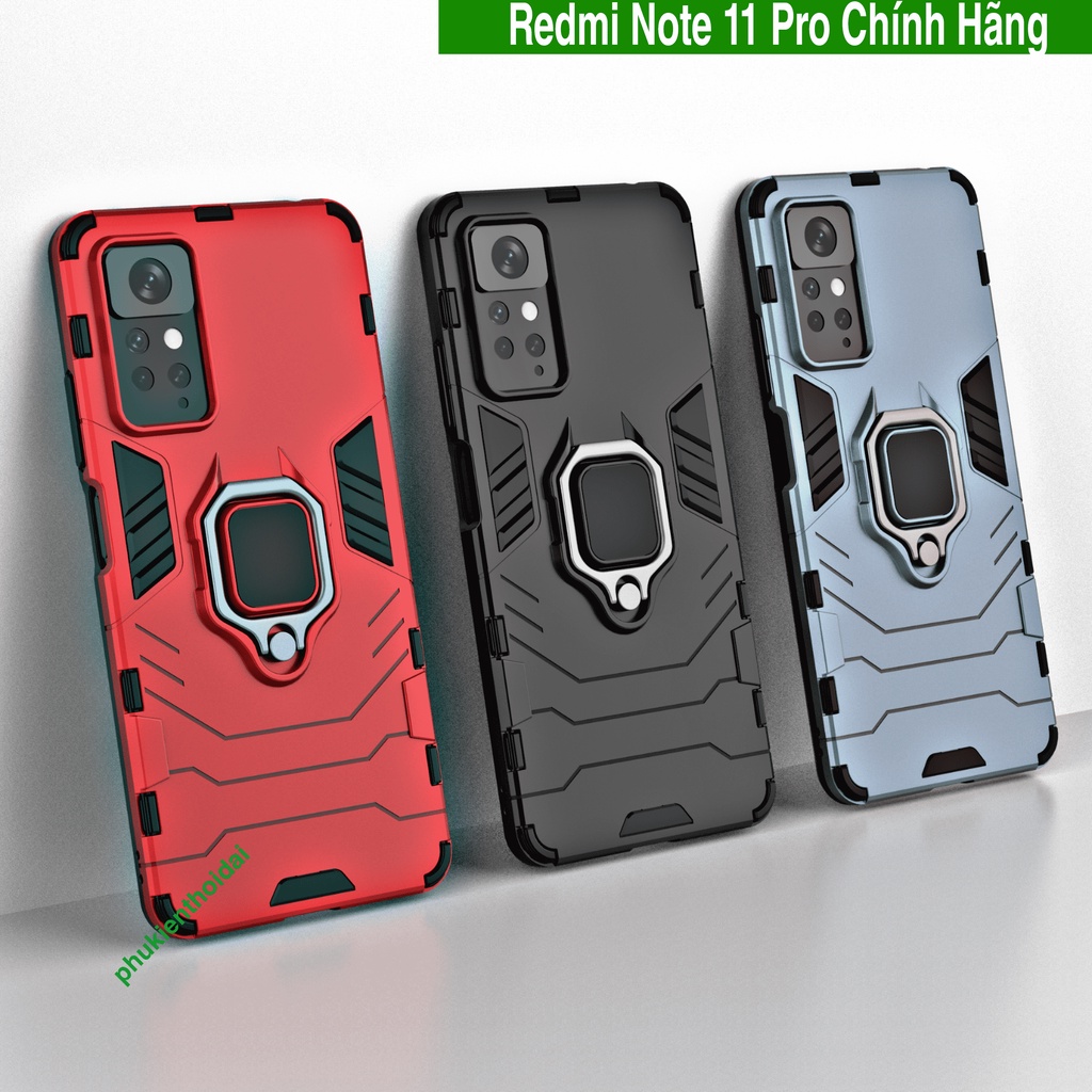 Ốp lưng Redmi Note 9s / 9 Pro / Note 9 / Redmi 10X 4G / Note 11 Pro Iron Man Iring chống sốc giá đỡ xem phim