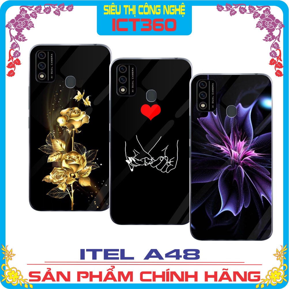 Ốp lưng kính ITEL A48 - Nhận in ảnh theo yêu cầu