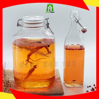 Chai thủy tinh Bormioli Rocco Swing 1l