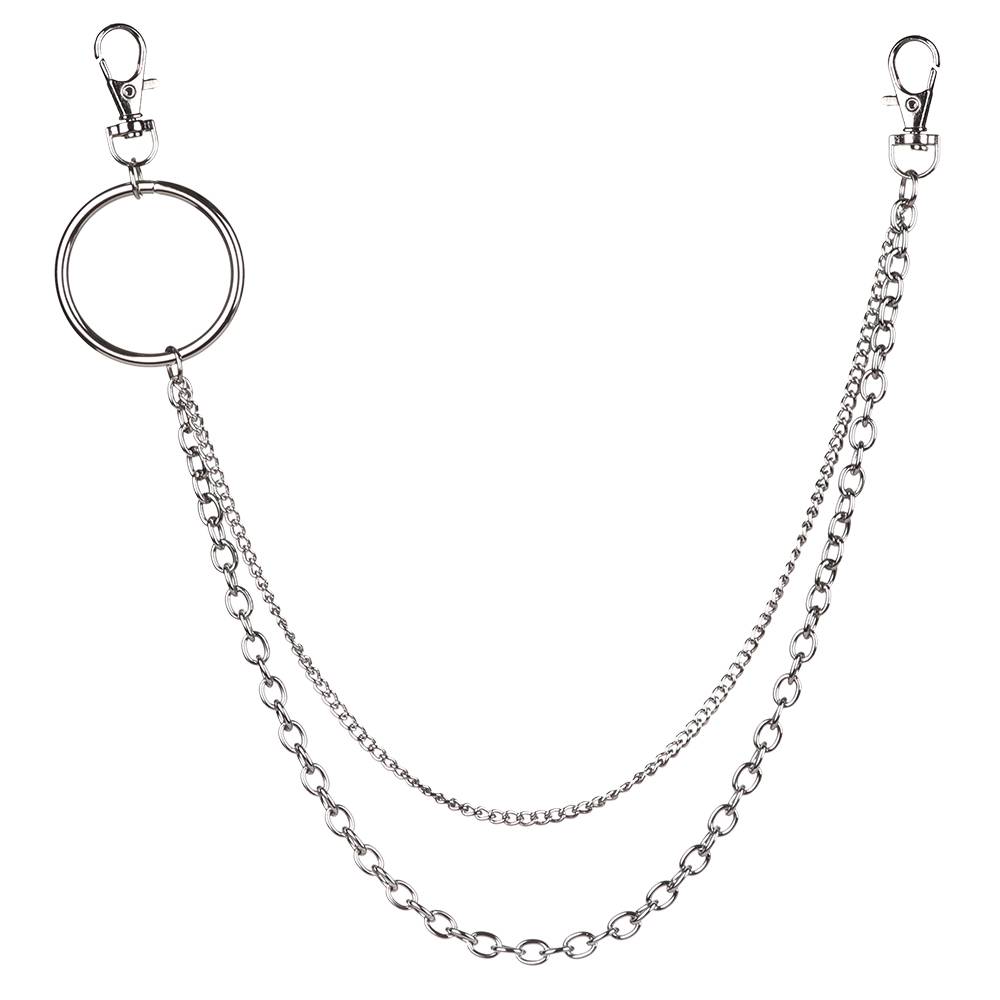 Thắt Lưng Kim Loại Phối Tua Rua Phong Cách Punk Rock