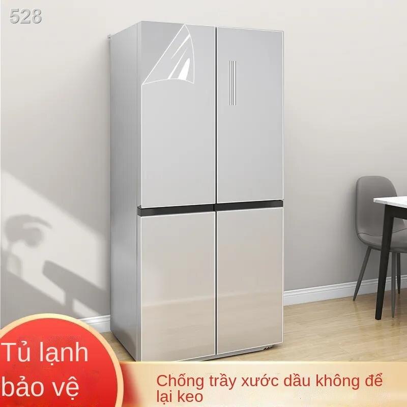 【HOT】Màng giấy bạc trong tủ lạnh Nhãn dán hoàn toàn bảo vệ suốt chống thấm nước và dầu cho ngăn ba cửa Nắp đậy đông Hìn