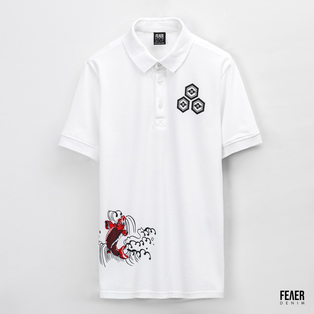 Áo polo nam FEAER DENIM chất thoáng khí thấm hút vải cotton KOI SEA | BigBuy360 - bigbuy360.vn