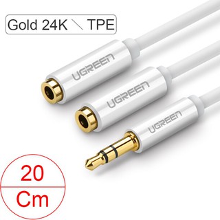 Siêu hot cáp chia jack loa 3.5mm 1 ra 2 ugreen 10739