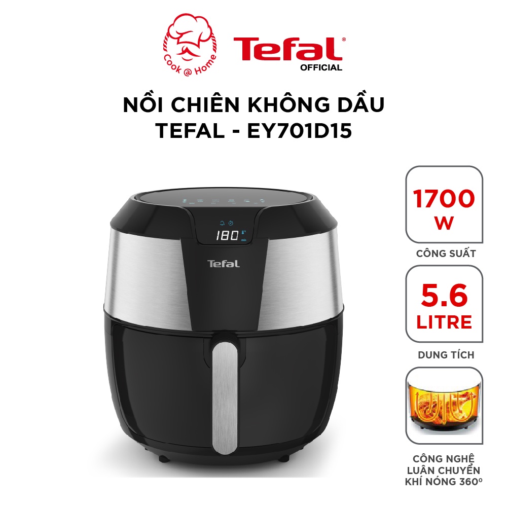 Nồi chiên không dầu Tefal EY701D15 - 5.6L, 1700W