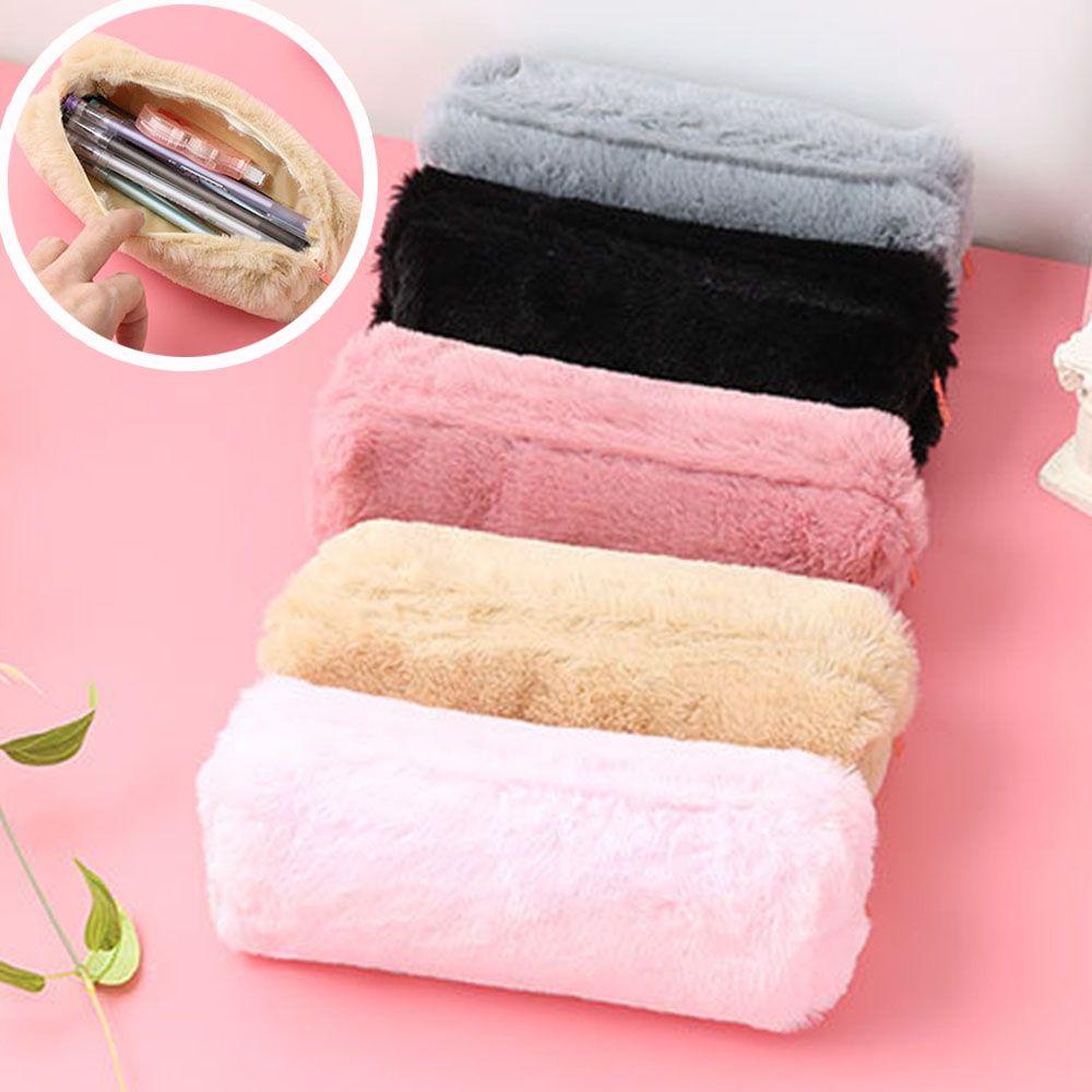 UUMIR Bóp Viết Lông Màu Trơn Thời Trang Màu Sắc