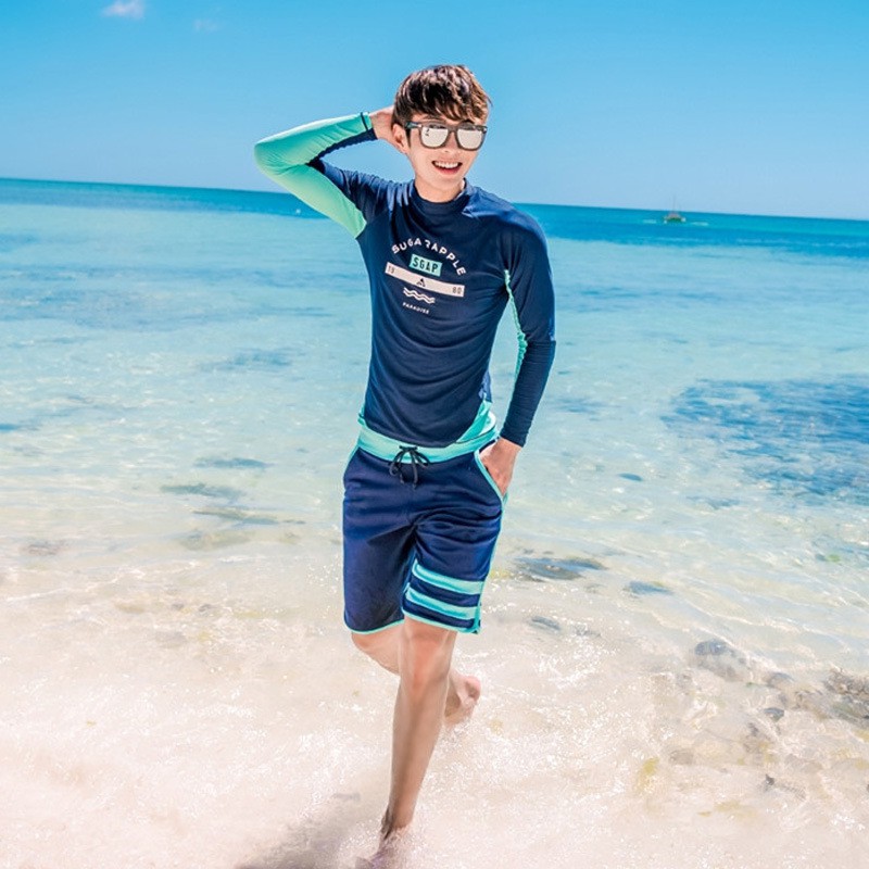 Đồ bơi nam, nữ dài tay kiểu dáng Hàn Quốc BN05