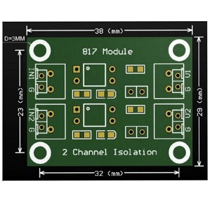Mạch Opto Cách Ly PC817 2 kênh / 4 kênh