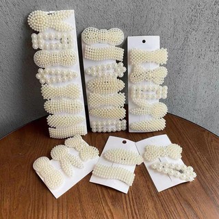 Kẹp tóc đính đá bánh bèo
