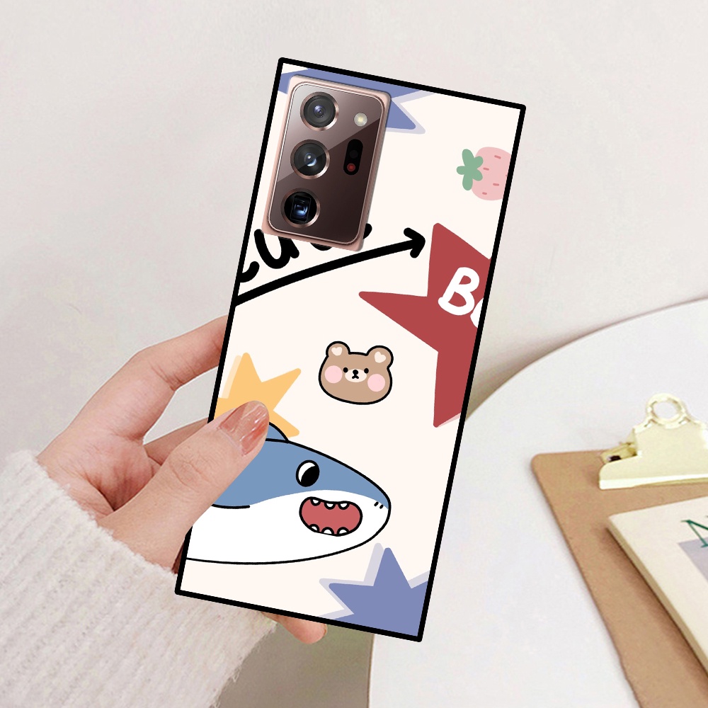 Ốp lưng Samsung Note 20 / Note 20 Ultra / Note 20 Ultra 5G  in hình cá mập, khủng long dễ thương, cute (T01 - T06)