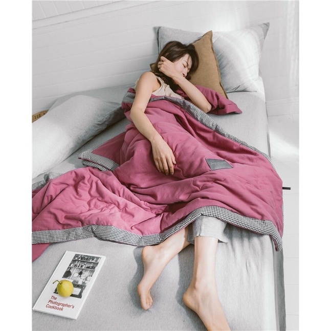 Chăn Hè Đũi ZARA HOME Nhập Khẩu_Chăn Hè Trần Mỏng Siêu Mát Mịn 2mx2m3