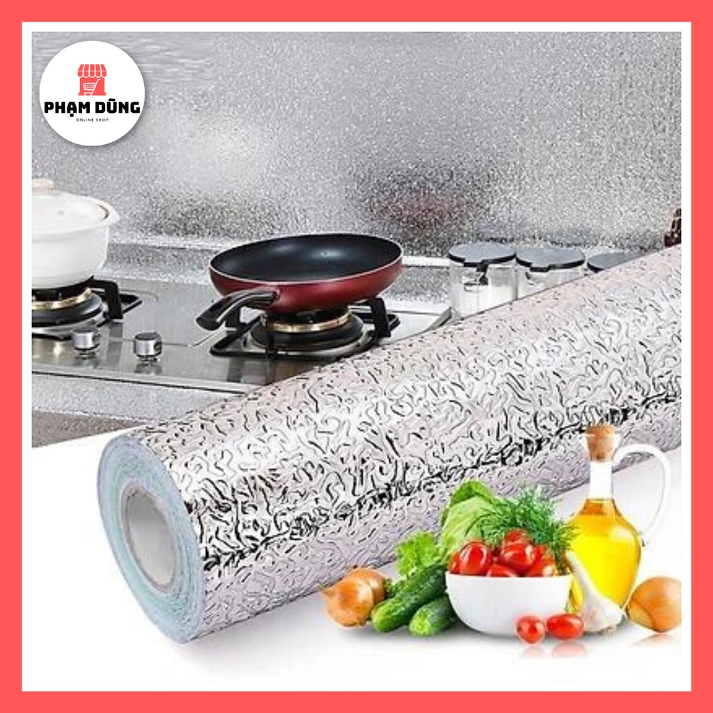 Giấy Bạc Dán Bếp Dễ Vệ Sinh Sạch Sẽ