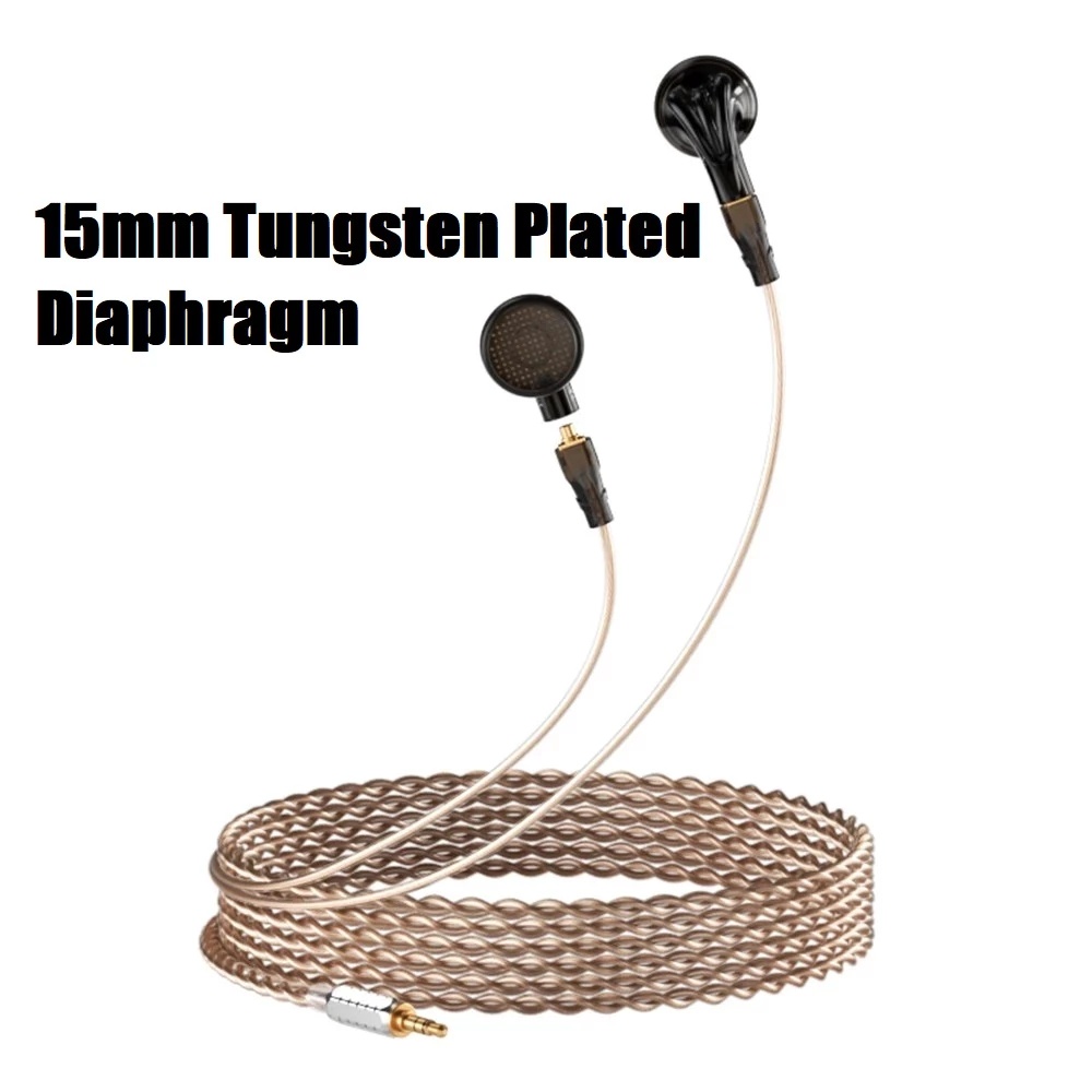 Tai Nghe Nhét Tai Senfer PT2021 15mm Âm Thanh Sống Động Có Bass MMCX Trong Suốt
