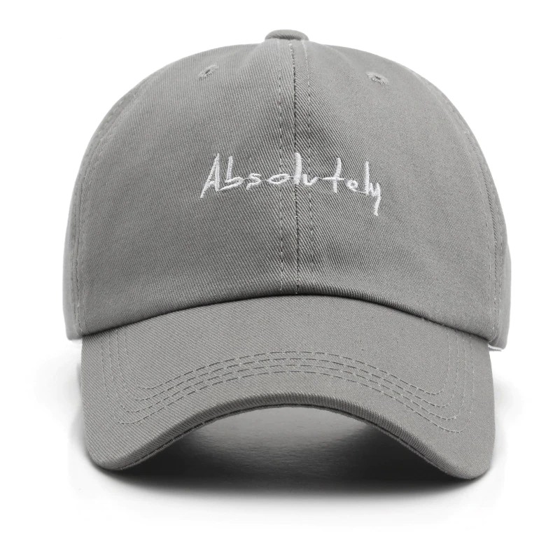 Mũ lưỡi trai 🧢 Nón kết thêu chữ Absolutely thời trang Ulzzang cá tính chất đẹp nam nữ hiệu LABIZI NK03