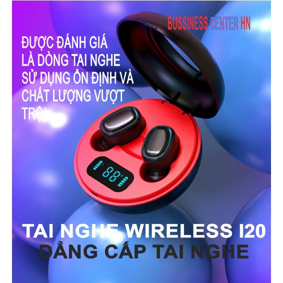 Tai Nghe Bluetooth TWS I20 - Phiên Bản 2021 , Chống Ồn Thế Hệ Mới