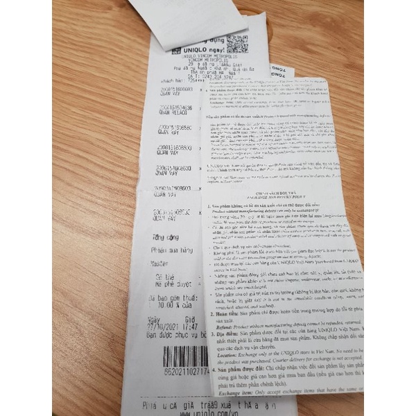 Quần lanh Uniqlo pick store Uniqlo VN