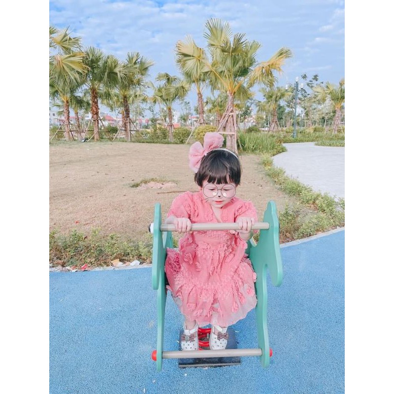 Váy hoa nổi cho bé gái MẪU HOT HÈ 2020