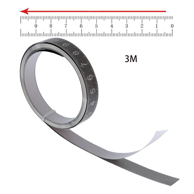 Thước Dán Tự Dính Bằng Kim Loại Tiện Dụng Cho Gia Đình