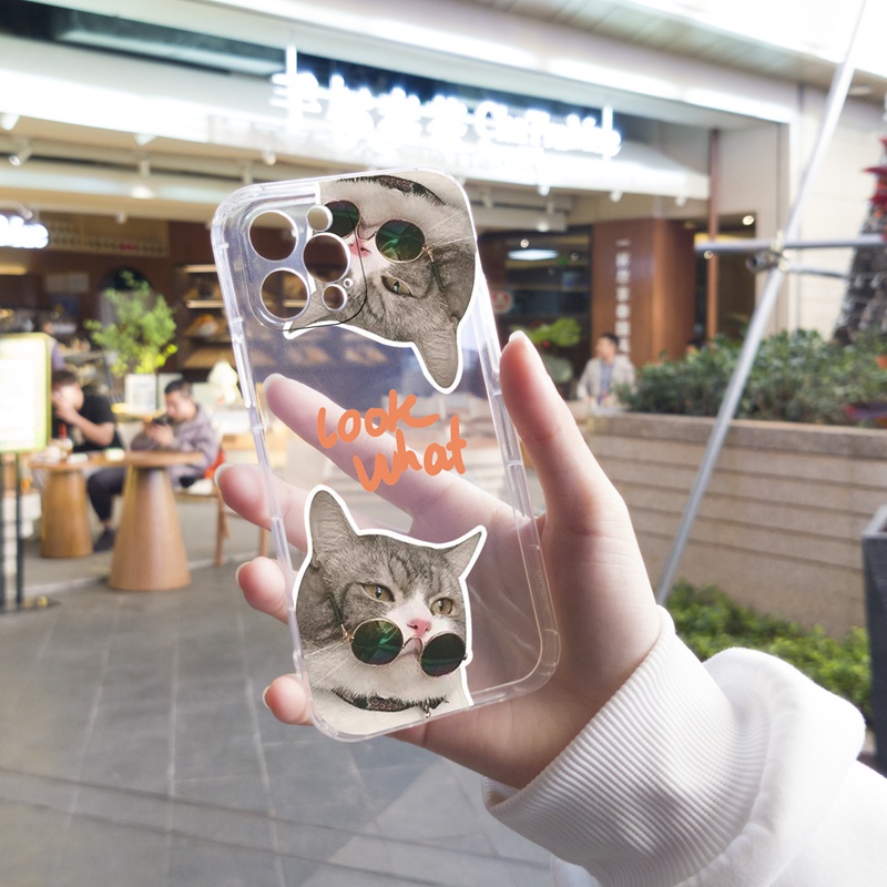 Ốp lưng iphone 6, 6 plus, 7, 8 plus, x, xsmax, 11 promax, 12 promax, 13 promax trong suốt in hình MÈO dễ thương TMEO10