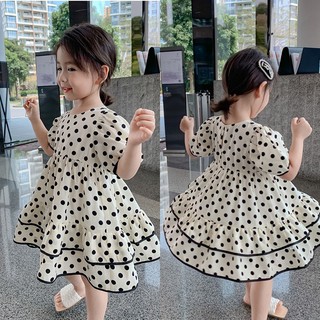Váy công chúa chấm bi cho bé gái từ 8-18kg
