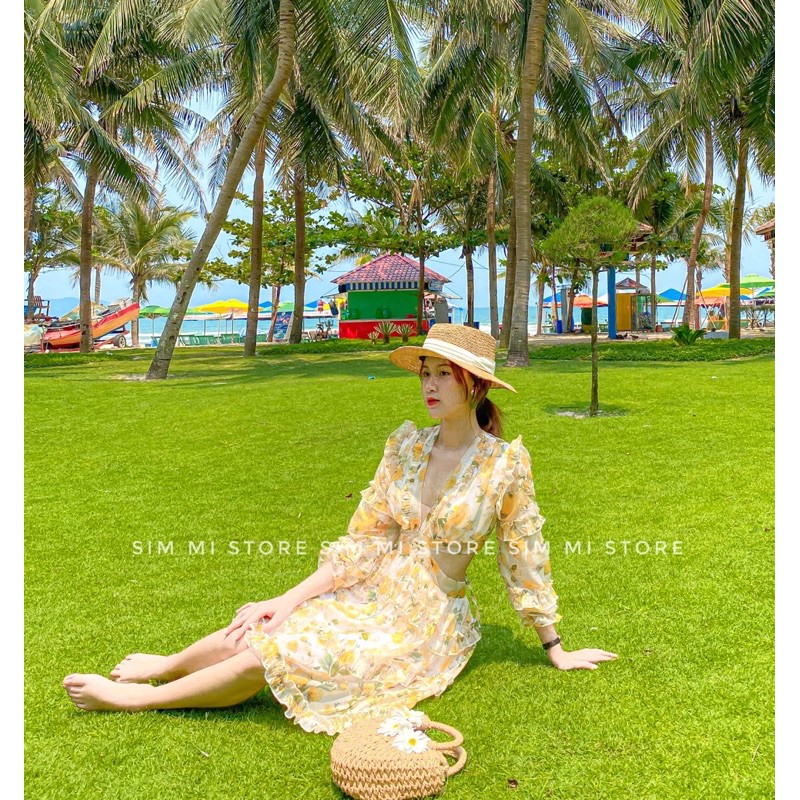 Đầm lông vũ hở lưng❤️FREESHIP ❤️