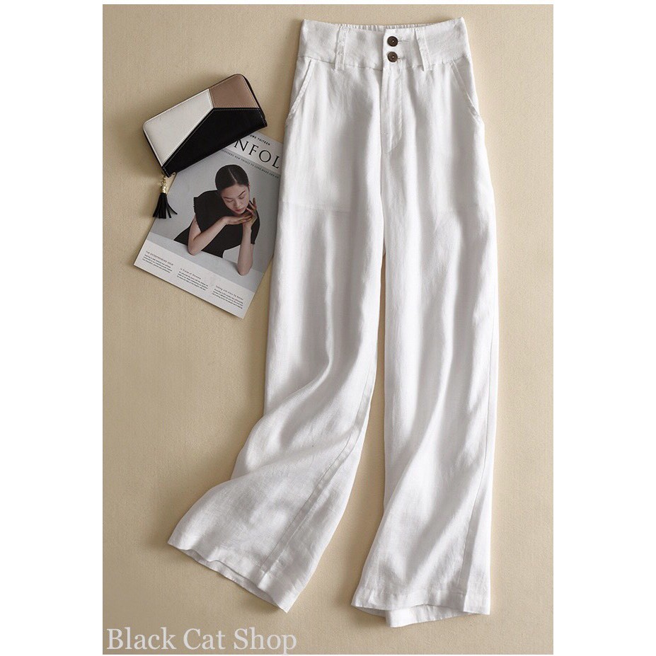 Quần Đũi Ống Rộng siêu mát và cao cấp, dáng quần âu công sở ống rộng QR06 [Hình Thật] | BigBuy360 - bigbuy360.vn