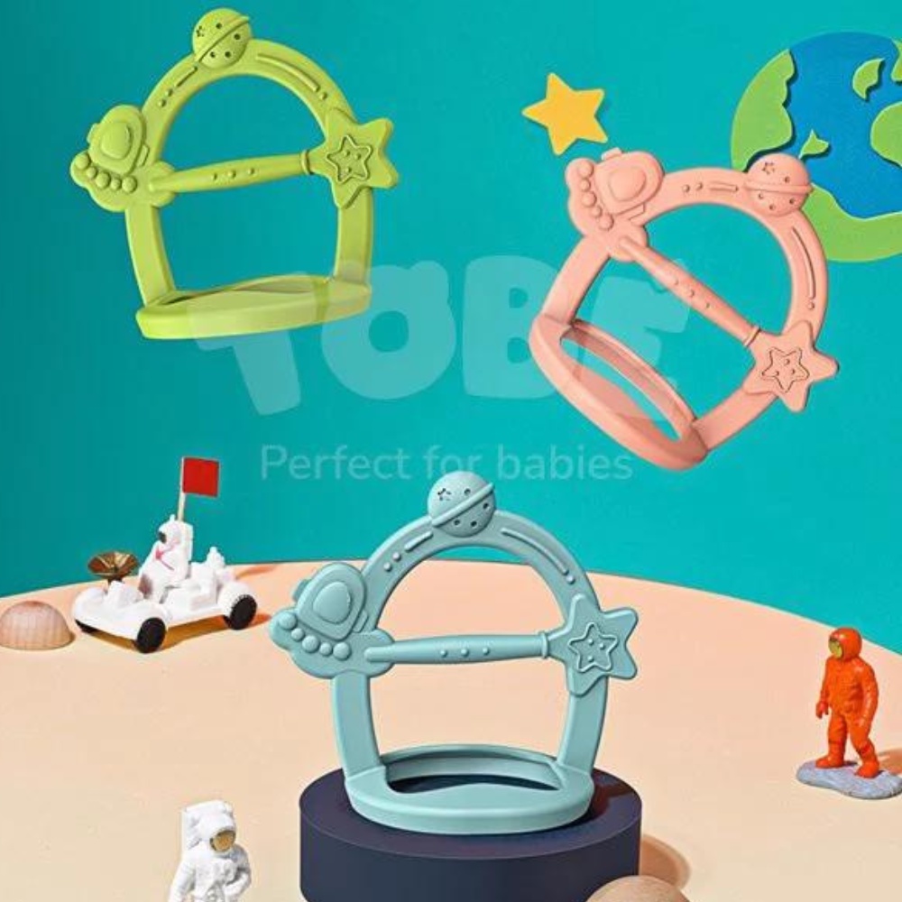 Gặm nướu cho bé TOBÉ silicone siêu mềm không mùi an toàn tuyệt đối 3103