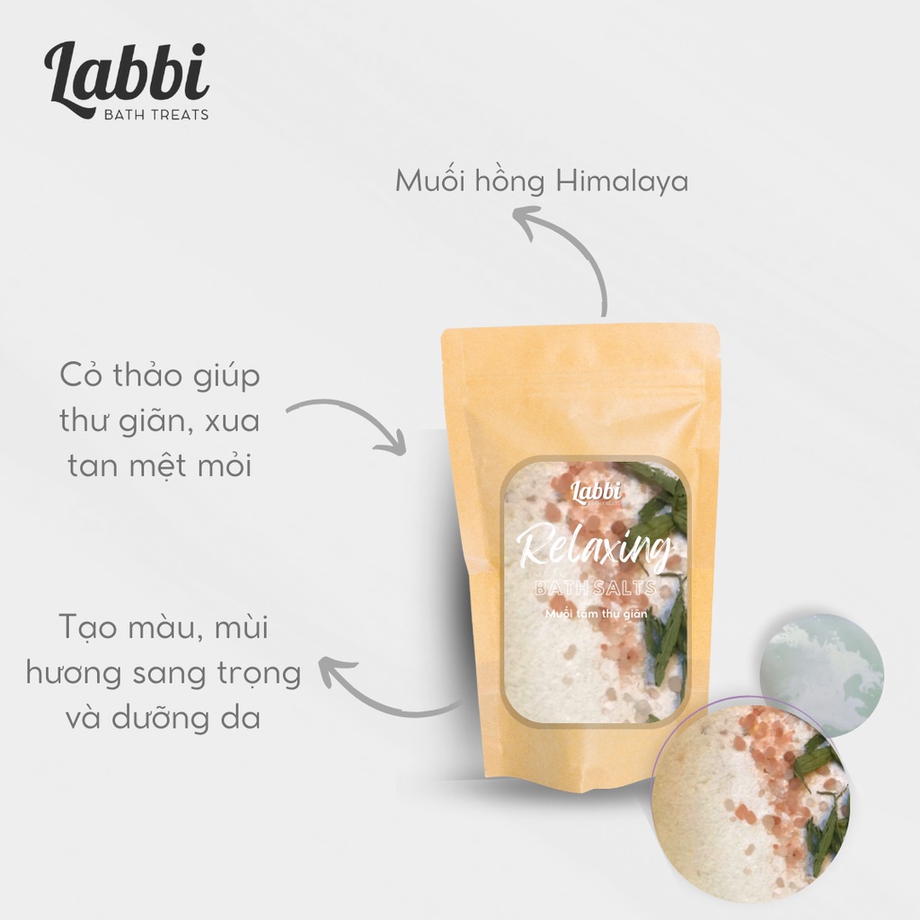 CLOUDY [Labbi] Relaxing Bath Salt / Muối thư giãn dưỡng da